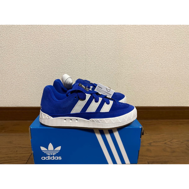 adidas(アディダス)のアディダス×アトモス　アディマティック　ブルー メンズの靴/シューズ(スニーカー)の商品写真