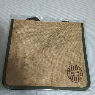 タリーズコーヒー(TULLY'S COFFEE)のタリーズ　麻風　ミニトートバッグ(ノベルティグッズ)