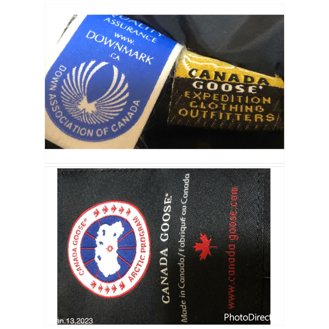 CANADA GOOSE(カナダグース)のSALE カナダグース　ブラックレーベル　BLACK 黒　ダウンジャケット メンズのジャケット/アウター(ダウンジャケット)の商品写真