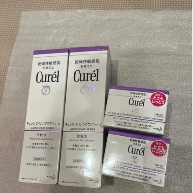 Curel(キュレル)のキュレルエイジングケアシリーズ4点セット コスメ/美容のスキンケア/基礎化粧品(化粧水/ローション)の商品写真