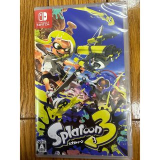 ニンテンドースイッチ(Nintendo Switch)の【新品未開封】スプラトゥーン3 switch(家庭用ゲームソフト)