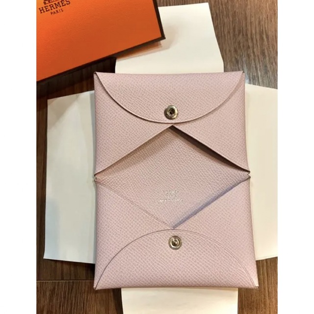 新年の贈り物 Hermes calvi HERMESエルメス カルヴィ - 名刺入れ/定期