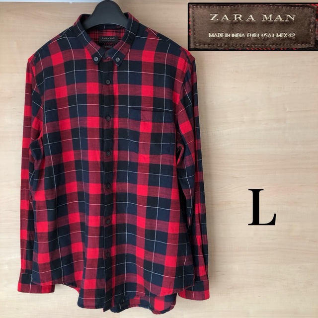 ZARA(ザラ)のZARA MAN ザラ　ネルシャツ メンズのトップス(シャツ)の商品写真