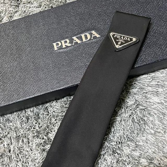 PRADA Re-Nylonギャバジンネクタイ h1.campanhasonline.com.br
