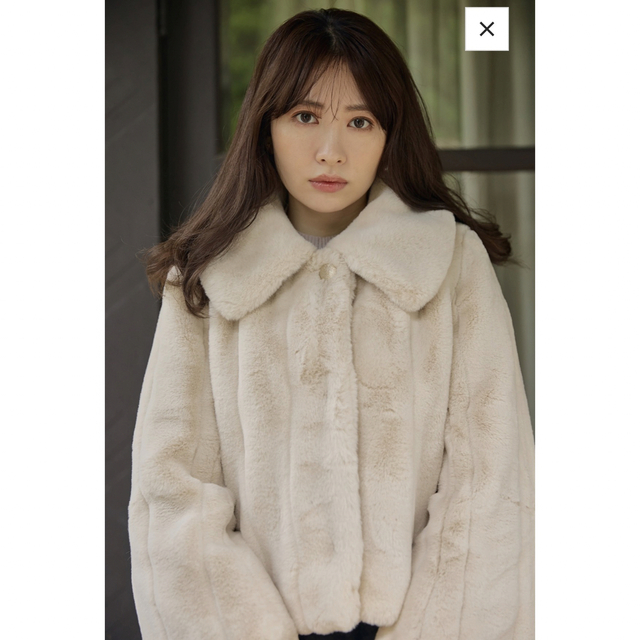 Her lip to(ハーリップトゥ)のwinter love faux fur coat herlipto レディースのジャケット/アウター(毛皮/ファーコート)の商品写真