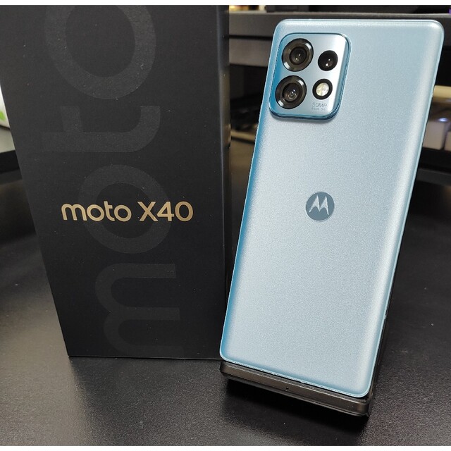 Motorola moto X40 12/512 ブルー