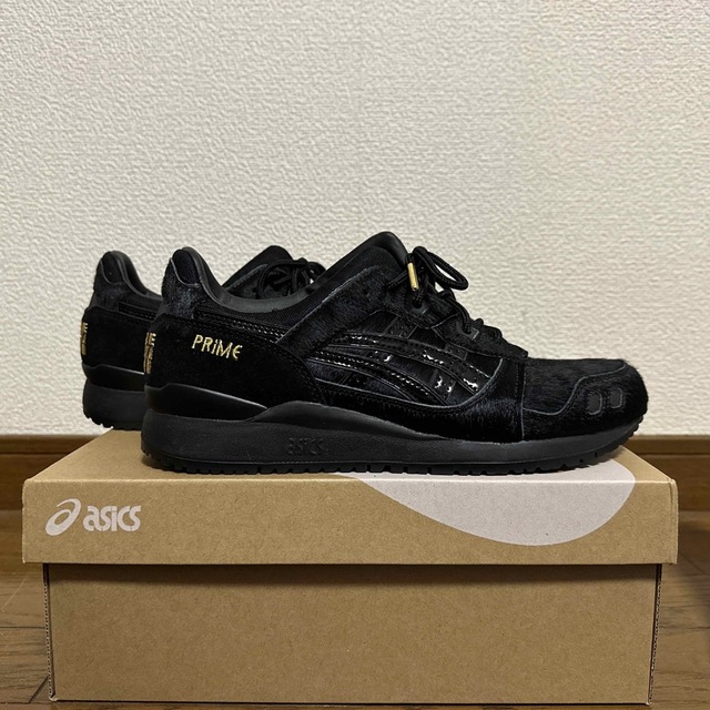 asics(アシックス)のアシックス ゲルライト3 オージー "JIMON" ブラック リッチゴールド メンズの靴/シューズ(スニーカー)の商品写真