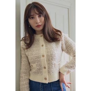 ハーリップトゥ(Her lip to)のHerlipto Mercer Tweed Cardigan(カーディガン)