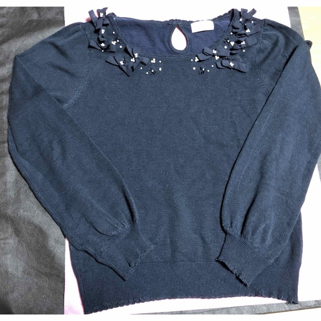 LODISPOTTO - ロディスポット 首元飾り付きセーター 紺色の通販 by さくら's shop｜ロディスポットならラクマ