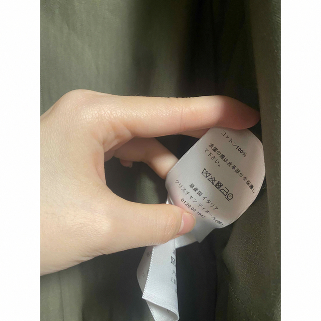 Christian Dior(クリスチャンディオール)のchristian dior ロゴ　トレンチコート レディースのジャケット/アウター(トレンチコート)の商品写真
