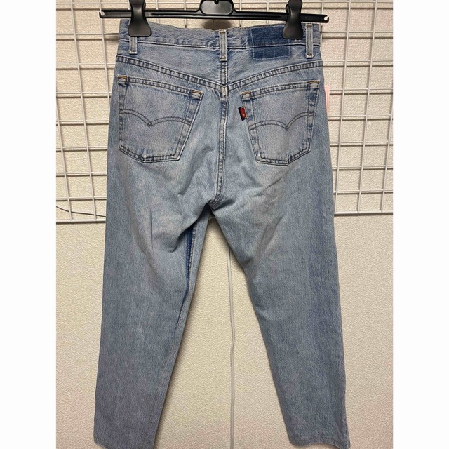 新品 vetements ロゴ 刺繍 デニム リーバイス