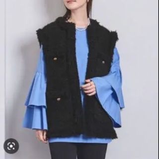 UNITED ARROWS - ユナイテッドアローズ リバーノーカラーベスト オフ ...