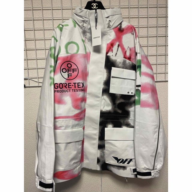 一部予約販売中】 OFF-WHITE - 新品タグ付き オフホワイト ゴアテック