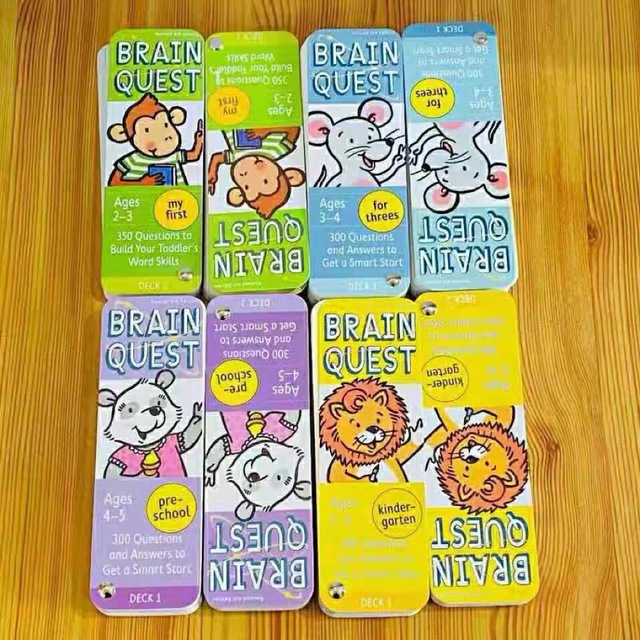新品 Brain Quest ブレインクエスト 英語クイズ　英語カード　絵本