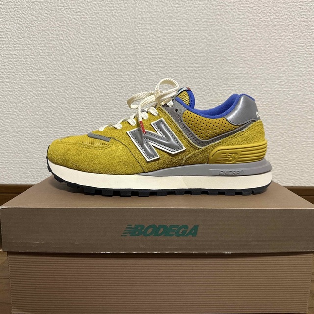 New Balance(ニューバランス)のボデガ×ニューバランス 574 レガシー "イエロー"  メンズの靴/シューズ(スニーカー)の商品写真