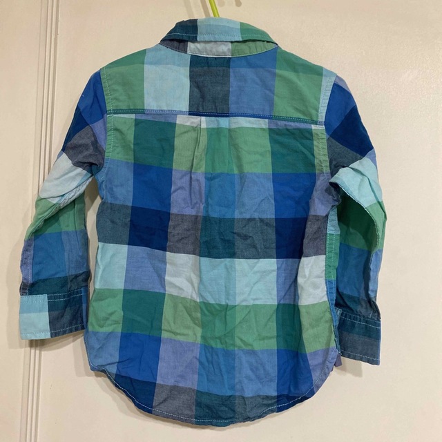 babyGAP(ベビーギャップ)のGAP チェックシャツ キッズ/ベビー/マタニティのキッズ服男の子用(90cm~)(ブラウス)の商品写真