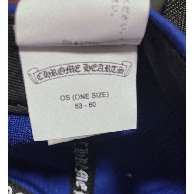 新品未使用】クロムハーツ Chrome Hearts キャップ ブルー2022-
