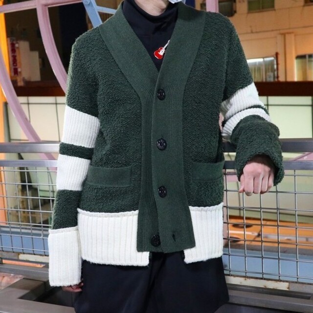 sacai Wool Knit Cardigan サイズ3 サカイ