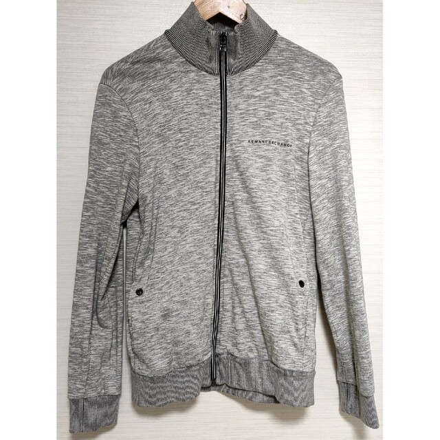 ARMANI EXCHANGE(アルマーニエクスチェンジ)の【送料込】アルマーニエクスチェンジメンズジップアップ　グレー　Size S(M) メンズのトップス(パーカー)の商品写真