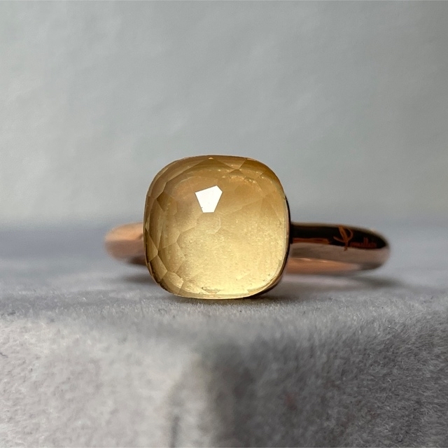 【ぷるんと＋PG】シンプルデザイン　キャンディ風のリング　指輪　ポメラート好き