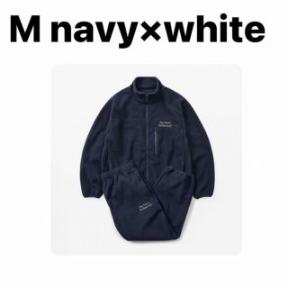 ワンエルディーケーセレクト(1LDK SELECT)のennoy フリース　navy × white 21AW(スウェット)