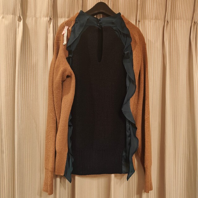 全国送料無料 sacai - 【ピーチ🍑様専用】sacai 2019秋冬 フリル ニットの通販 ニット/セーター