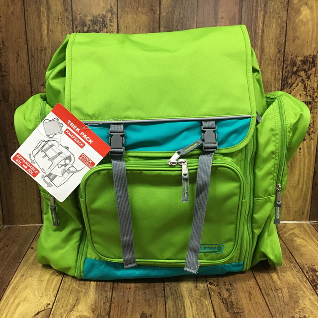 Coleman(コールマン)のColeman TREK PACK 2000032973 コールマン バックパック リュック 旅行 グリーン【中古】【004】 メンズのバッグ(バッグパック/リュック)の商品写真