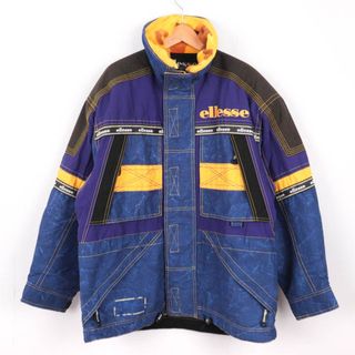 着画あり!!ellesse used  ビックシルエット ナイロン コート