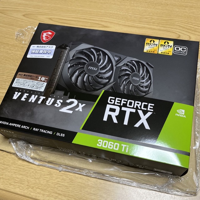 MSI GeForce RTX 3060 Ti VENTUS 2X  新品未開封