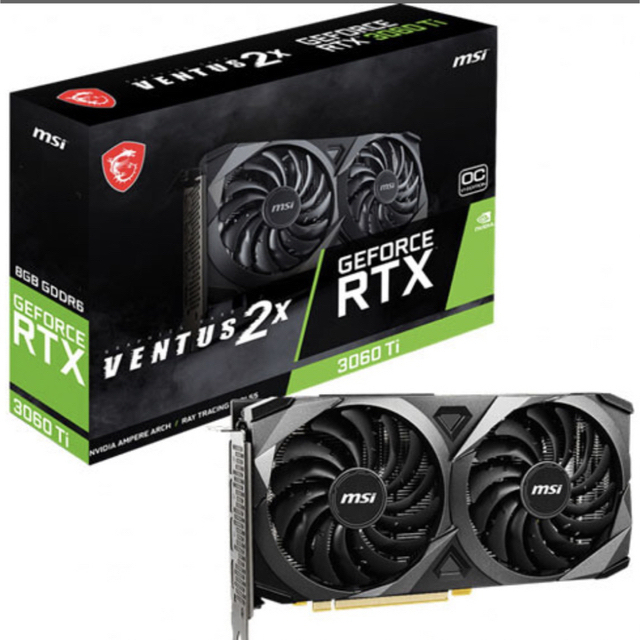 新品未開封品　MSI RTX 3060 Ti GAMING X TRIO