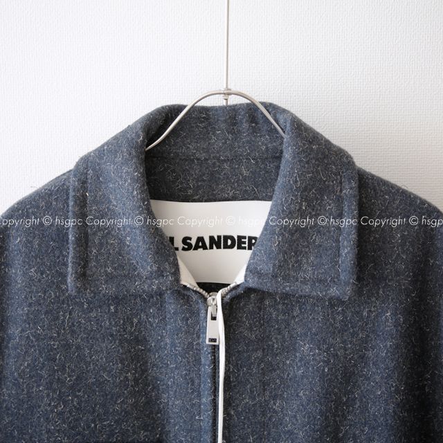 Jil Sander(ジルサンダー)の【定価19万】ジルサンダー ビッグポケット ウール ハーフコート ジャケット メンズのジャケット/アウター(チェスターコート)の商品写真