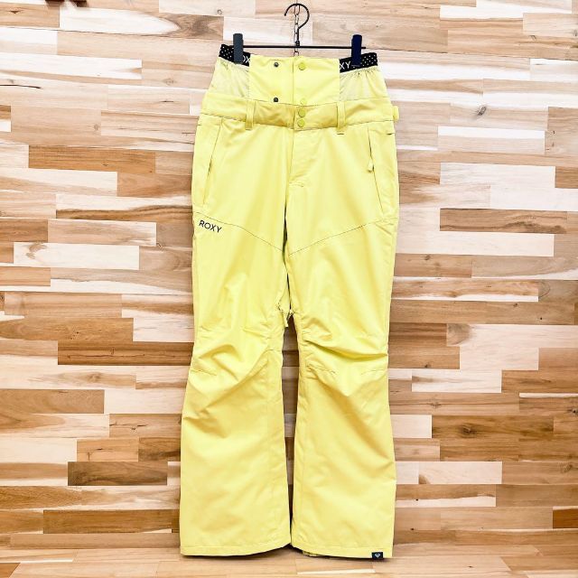 ロキシー】ROXY スノーボード ウェア パンツ ドット M 黄色イエロー×紺