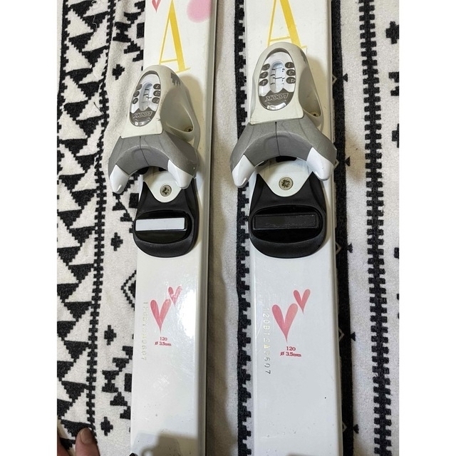 専用】kazama スキー 板 120センチ ハートストック ブーツ セットの