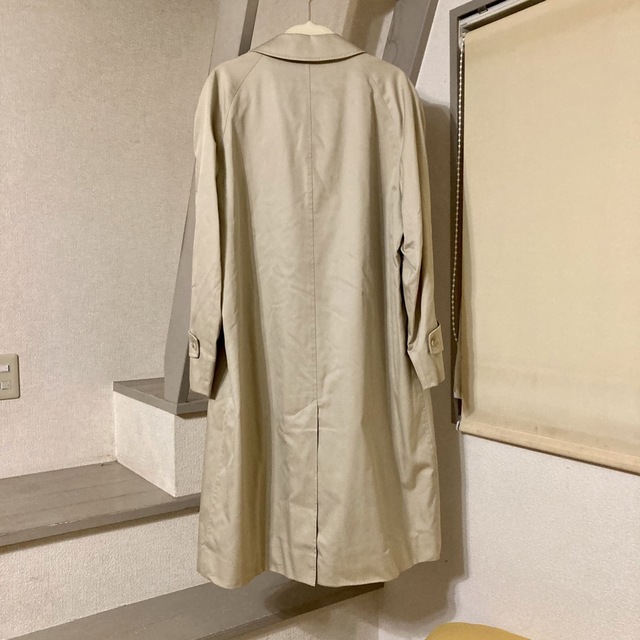 【アクアスキュータム】ステンカラーコート ベージュ グレージュ 英国製 - 2
