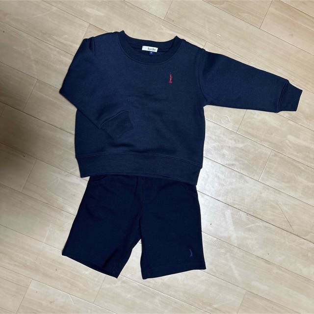 EASTBOY(イーストボーイ)のEAST BOY トレーナー ハーフパンツ セット キッズ/ベビー/マタニティのキッズ服男の子用(90cm~)(ジャケット/上着)の商品写真