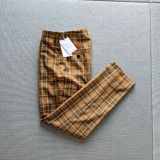 ユナイテッドアローズ(UNITED ARROWS)の新品 UNITED ARROWS チェック柄パンツ 未使用 ユナイテッドアローズ(カジュアルパンツ)