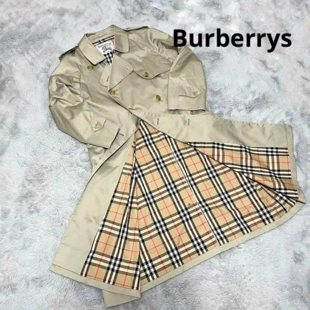 BURBERRY(バーバリー)のBurberrys バーバリーズトレンチコート　ロング丈　ノバチェック　ベルト メンズのジャケット/アウター(トレンチコート)の商品写真