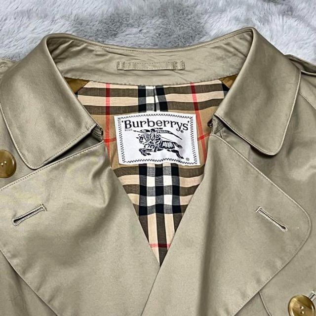 BURBERRY(バーバリー)のBurberrys バーバリーズトレンチコート　ロング丈　ノバチェック　ベルト メンズのジャケット/アウター(トレンチコート)の商品写真