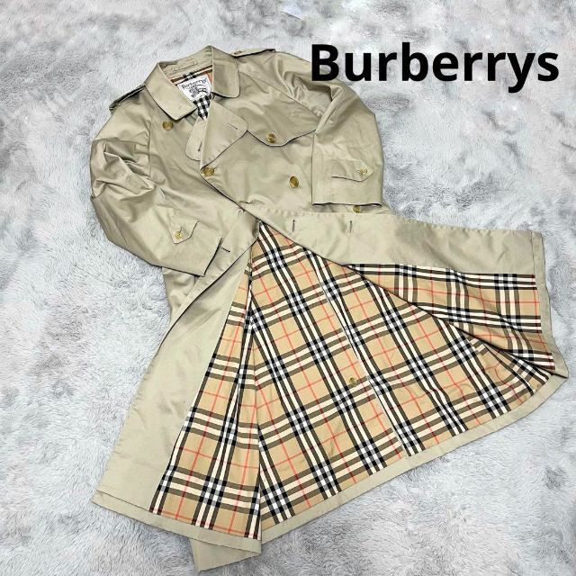 BURBERRY(バーバリー)のBurberrys バーバリーズトレンチコート　ロング丈　ノバチェック　ベルト メンズのジャケット/アウター(トレンチコート)の商品写真