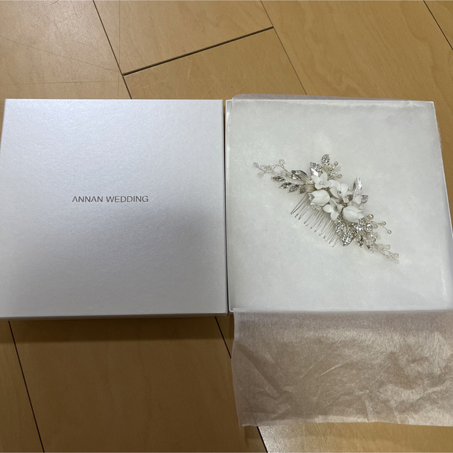 ヘッドドレス ANNAN WEDDING シルバー 新婦 アクセサリー