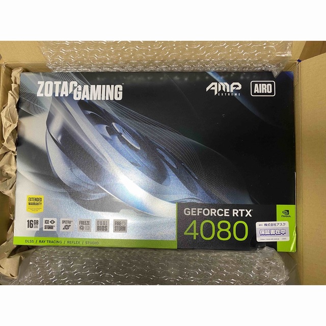 [未使用未開封]ZOTAC RTX4080 AMP EXTREME AIRO