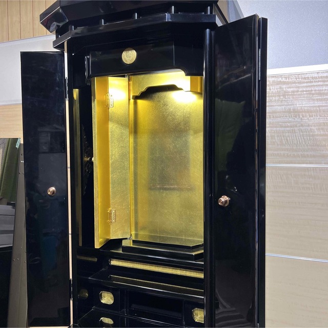 新しいコレクション ◇仏壇 創価学会 黒壇 扉開閉電動式◇ その他