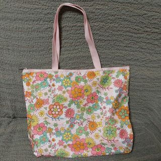 レスポートサック(LeSportsac)の[人気] LeSportsac レスポ ☆ 花柄 水玉 トートバッグ ピンク(トートバッグ)