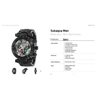 INVICTA - インビクタ『Subaqua 40153』☆シェル文字盤☆スイス製Mvtの