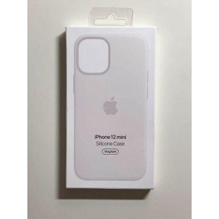 アップル(Apple)の【新品】純正 iPhone 12 mini シリコンケース・ホワイト(iPhoneケース)