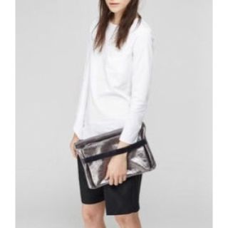 マルタンマルジェラ(Maison Martin Margiela)のMAISON MARTIN MARGIELA ／ メタル ダブル クラッチバッグ(クラッチバッグ)