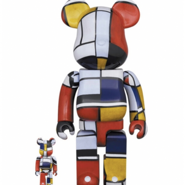 Bearbrick Piet Mondrian 100％ u0026 400％ 激安通販専門店 ハンドメイド