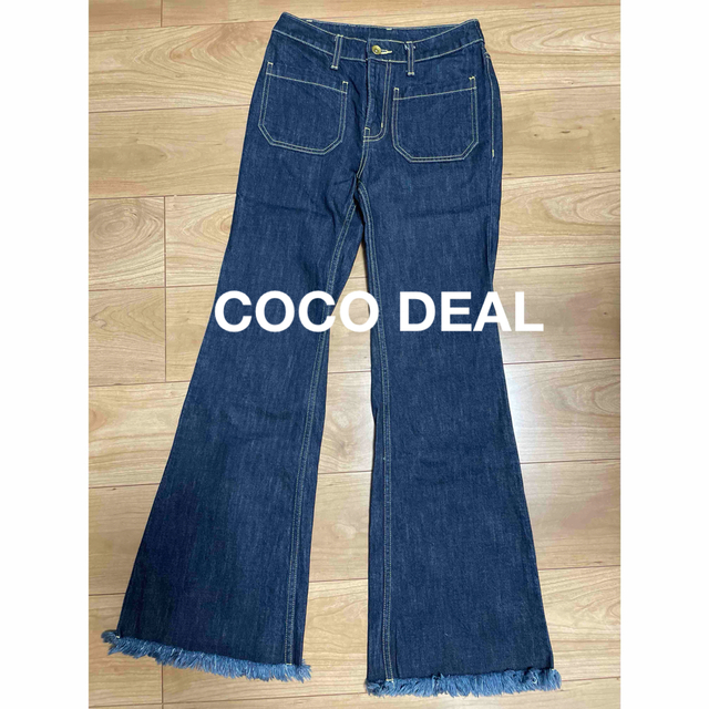 COCO DEAL(ココディール)の☆COCO DEAL☆ココディール　フレアデニムパンツ　インディゴ レディースのパンツ(デニム/ジーンズ)の商品写真