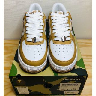 アベイシングエイプ(A BATHING APE)のBAPE STA #4 BEIGE ベージュ エイプ ベイプ ベイプスタ 新品(スニーカー)