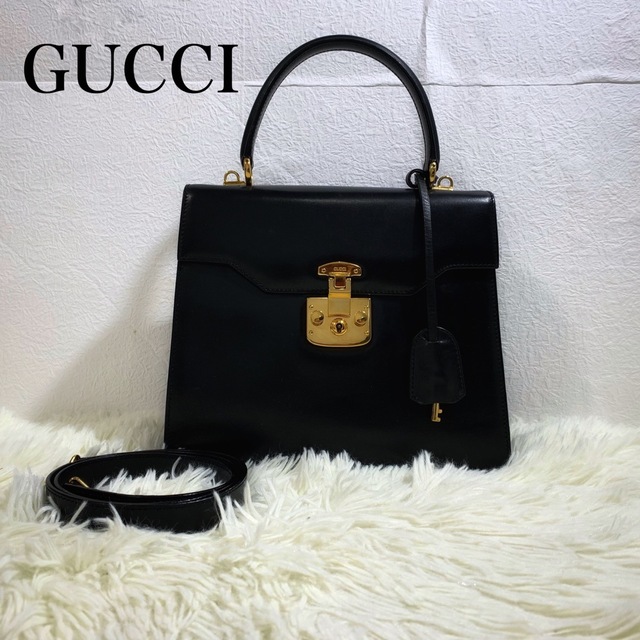 驚きの価格 Gucci - 美品✨GUCCI オールドグッチ レディロック 2way